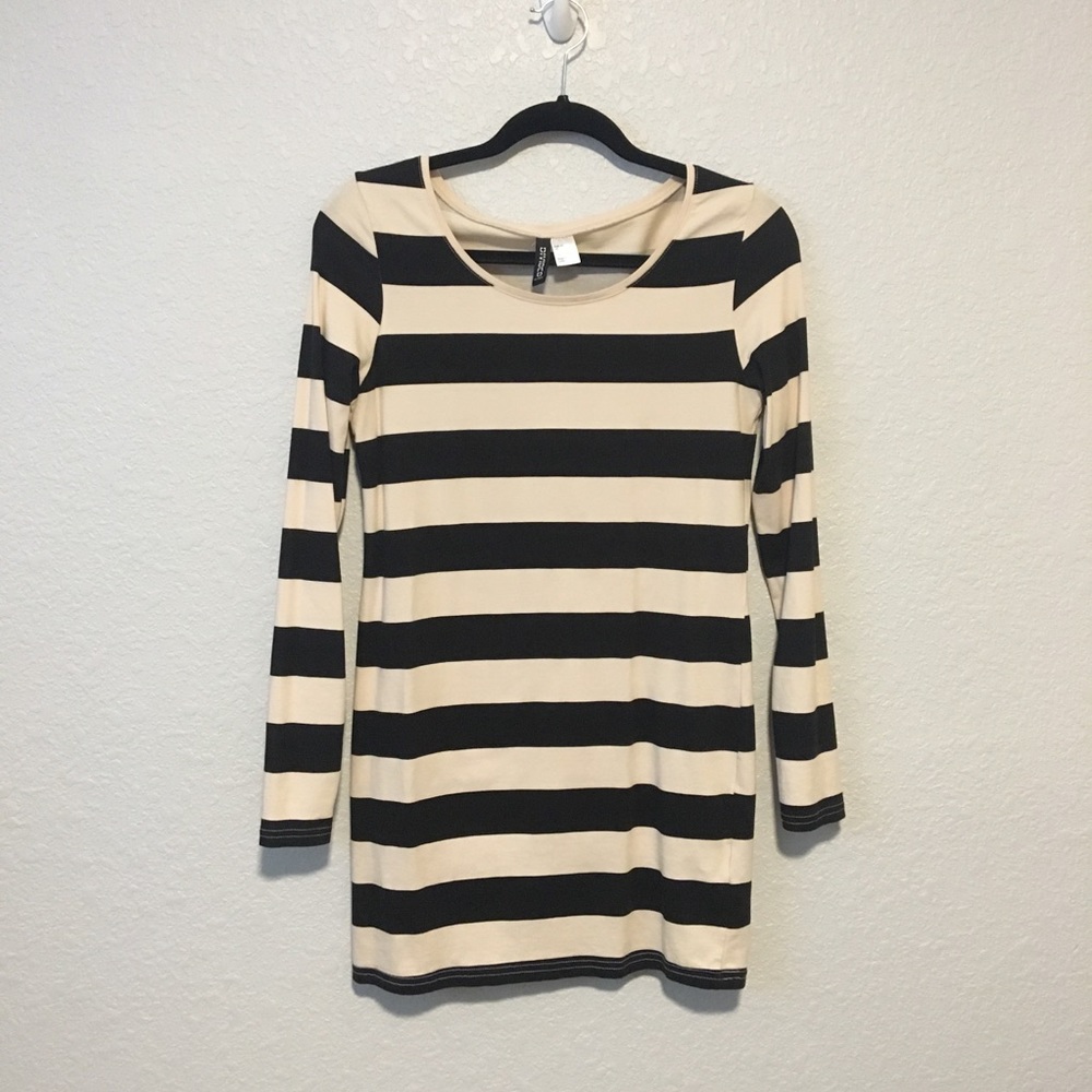 H&M Divided Striped Bodycon Dress